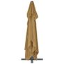 Outdoor Umbrella with Portable Base Taupe Image 6