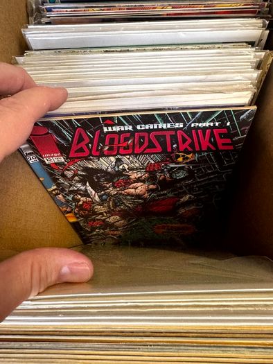 Image & Top Cow Long Comic Box w 320 comics for Sale