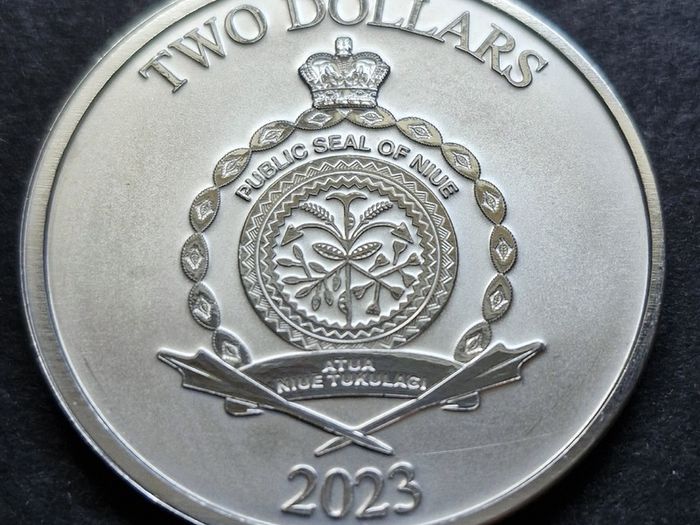 2023 - 1 Oz .9999  Niue Ram Of Calvary Silver Coin (Truth Series)