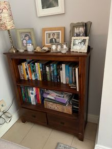 Solid wood bookcase
