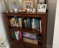 Solid wood bookcase