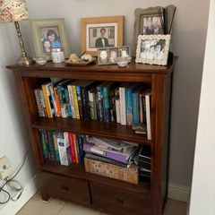 Solid wood bookcase