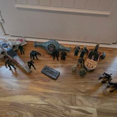 Star wars figures, toys, vehicles