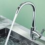 NEW Kitchen Sink Mixer Tap Swivel Single Lever Mono Chrome Faucet Image 3
