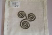 House Of Ireland Linen "Uisce" Cocktail Napkin NWT RRP E17.95 1X15X15 cm
