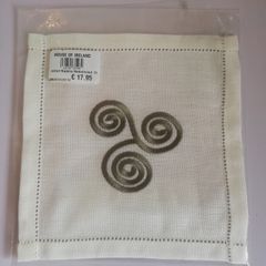 House Of Ireland Linen "Uisce" Cocktail Napkin NWT RRP E17.95 1X15X15 cm