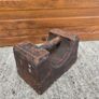 Vintage Cast Iron 25kg Weight Industrial Image 4