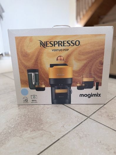 Brand New Nespresso Vertuo Pop Coffee Machine Magimix Blue 60 Capsules