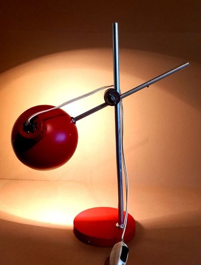 Space age crane lamp