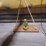 small wooden hanging shelf Image 2