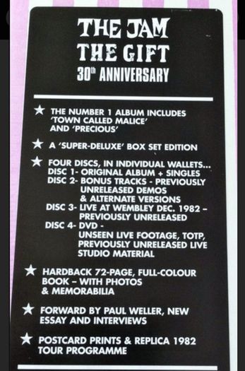 The Jam....A Gift 30th Anniversary Box Set