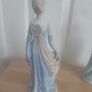 Ornament/Two Glazed Lady Figurines ..  for12.00euro Image 3