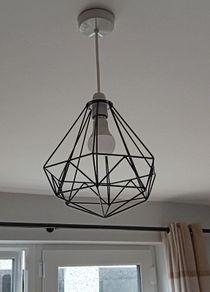 Geometric Metal Wire Light Shade