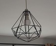 Geometric Metal Wire Light Shade