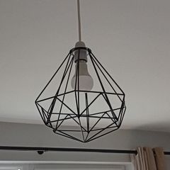 Geometric Metal Wire Light Shade