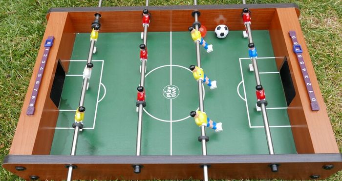 Wooden Mini Foosball Table