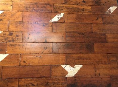 Reclaimed Hardwood Parquet Flooring