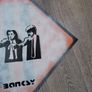 Banksy Reproduction Sheet Metal Road Sign Pulp Fiction Image 4