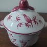 Faience French Lidded Bowl Image 4
