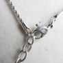 Vintage Swarovski silver tone & crystal pendant little swan necklace length 18" - 5,8g Image 3