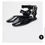 New Zara Black Buckle Shoes UK6 Image 2
