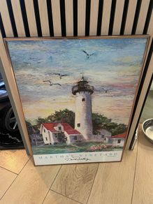 Framed poster