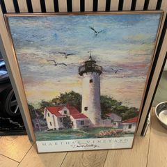 Framed poster