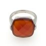 Vintage Carnelian 925 Sterling Silver Ring Image 3