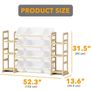 Toy Storage Organizer with 6 Shelves and 12 Bins, Bookshelf/Bookcase, Kids Bin Shelf, Toys Box for Playroom Organization for Bedroom & Room Decor, White, 52.3 W Image 2