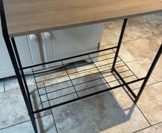 shelves side table