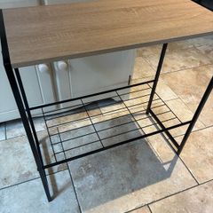 shelves side table