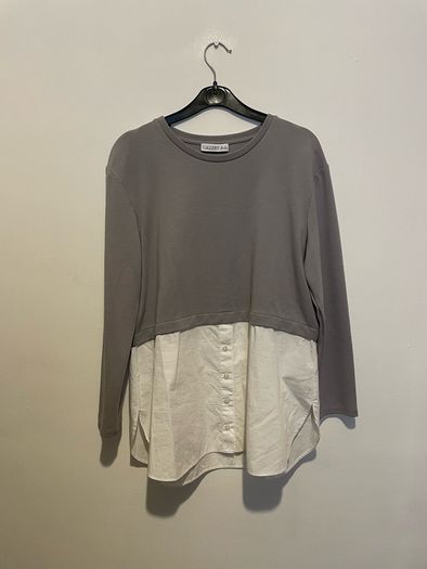Gallery grey white top size 8 to 10 - New