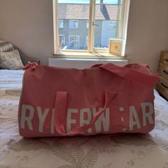 Brand New Ryderwear Duffle Gym Bag - Pink with Leopard Print Lining