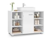 Washbasin Bathroom Cabinet with Adjustable Shelves Dove Grey or Cloud White