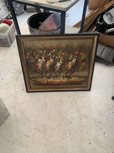 Painting of the Galway races