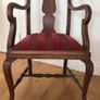 Set of two walnut chairs Image 3