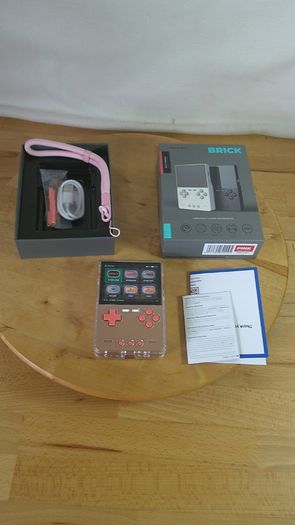 TRIMUI BRICK Hammer Edition TG3040 Retro Console Pink Mint Boxed Accessories