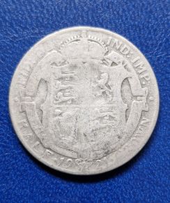 United Kingdom 1921 Half Crown - George V 2nd type Silver coin