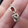 Vintage 925 Sterling Silver Designers Pendant Necklace Image 6