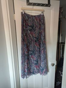 Ted baker paisley maxi skirt