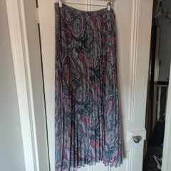 Ted baker paisley maxi skirt