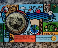 Belgium 2.5 Euro Brilliant Uncirculated Coin 2023 - Cycling experience in Belgium - Belgian Coincard Catalogue