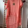 tunic Bnwt short sleeve tunic top asymmetrical freesize  14/16 Image 8