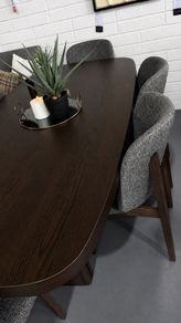 Scandinavian Oak Dining table, Ex Display Like New