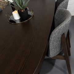 Scandinavian Oak Dining table, Ex Display Like New