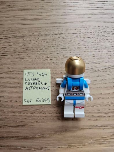 lego cty1424 lunar research astronaut, 60349