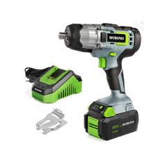 WORKPRO 18V Cordless Impact Wrench 300NM with 4.0Ah Battery