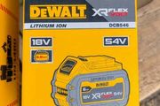 DeWalt 54v FlexVolt 6Ah Battery - New