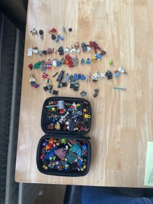 Large genuine LEGO minifigure and accessory job lot