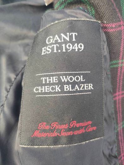 Gant Classic Weekend Check Wool Blazer